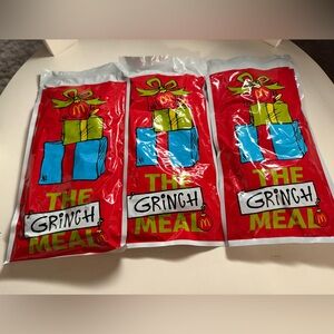 McDonald's the grinch socks Red, Blue, Green